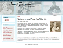 Tablet Screenshot of luigiferraro.it